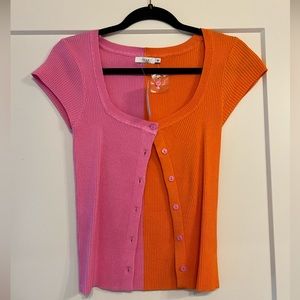 Short Sleeve Knit Top